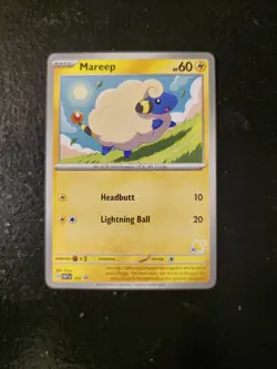 Pokemon TCG Mareep SVP 107 Battle Academy 2024 Stamp Black Star Promo NM - Image 1