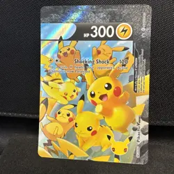2021 Pokemon Sword & Shield - Black Star Promos - Pikachu V-Union SWSH140 - Image 1