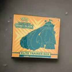 Pokemon Sword and Shield Rebel Clash Elite Trainer Box w/Protector Case-FreeShip - Image 1