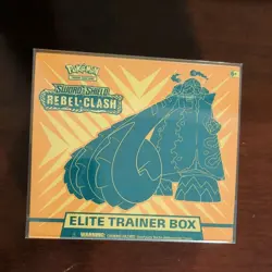 Pokemon Sword and Shield Rebel Clash Elite Trainer Box w/Protector Case-FreeShip - Image 2