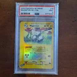 2003 Pokemon Skyridge Magneton Reverse Holo Foil #19 PSA 9 MINT - Image 1