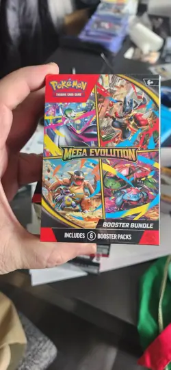 Mega Evolutions Booster Bundle 6 Boosters - New & Sealed Pokemon TCG - Image 1