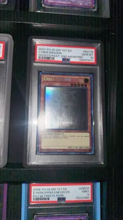 Yu-Gi-Oh! Cyber Dragon Ghost Rare 1st Edition PSA 10 - Image 1