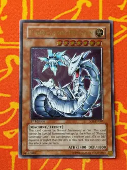 YUGIOH CYBER LASER DRAGON ULTIMATE RARE 1ST EDITION LP SOI-EN007 EURO PRINT - Image 1