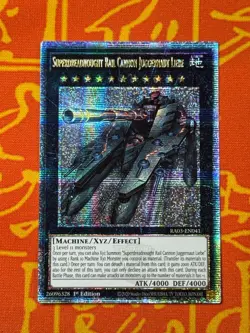 YUGIOH SUPERDREADNOUGHT RAIL CANNON JUGGERNAUT LIEBE QUARTER CENTURY RA03-EN041 - Image 1