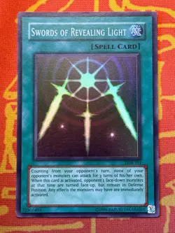YUGIOH SWORDS OF REVEALING LIGHT SUPER RARE NEAR MINT LOB-101 - Image 1