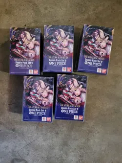 ONE PIECE TCG OP-14: The Azure Sea’s Seven - Double Pack Set Vol. 9 LOT OF 5 - Image 1