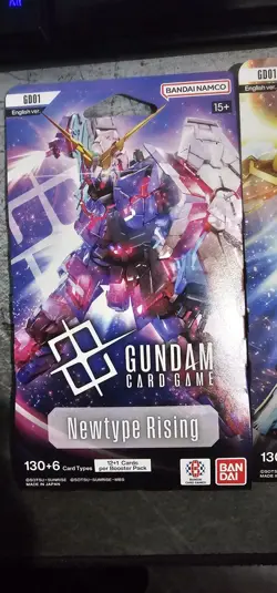 x4 GUNDAM CARD GAME Newtype Rising Booster Blister Packs GD01 English NEW SEALED - Image 2