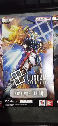 x4 GUNDAM CARD GAME Newtype Rising Booster Blister Packs GD01 English NEW SEALED - Image 3