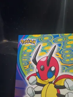Pokemon Card - Ledian #166 - Johto Series - Topps Non-Foil Lightly Played - Image 2