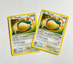 Snorlax 77/124 x2 2x Pokemon Card XY Fates Collide LP - Image 1