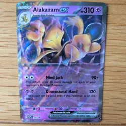 ALAKAZAM EX 050 POKEMON CARD (SVP PROMO SET) HOLO - Image 1