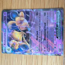 ALAKAZAM EX 050 POKEMON CARD (SVP PROMO SET) HOLO - Image 2