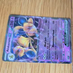 ALAKAZAM EX 050 POKEMON CARD (SVP PROMO SET) HOLO - Image 3