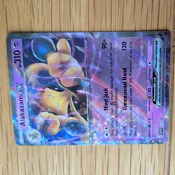 ALAKAZAM EX 050 POKEMON CARD (SVP PROMO SET) HOLO - Image 4
