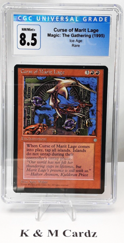 MTG - Ice Age - Curse of Marit Lage- Graded - CGC 8.5 - Vintage - Image 1