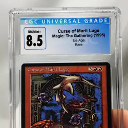 MTG - Ice Age - Curse of Marit Lage- Graded - CGC 8.5 - Vintage - Image 3
