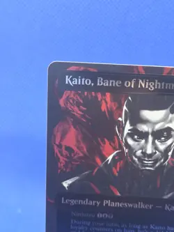 Magic The Gathering Duskmourn Kaito Bane of Nightmares Showcase 409 Textured NM - Image 3
