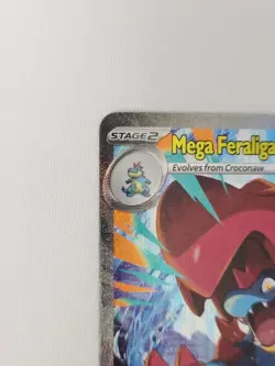 ⭐Grade Worthy⭐ Mega Feraligatr EX 274/217 Ascended Heroes Pokemon English NM - Image 3