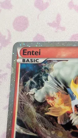 Pokemon Entei SL3 Call of Legends Shiny Holo Rare Basic 2011 English TCG - Image 2