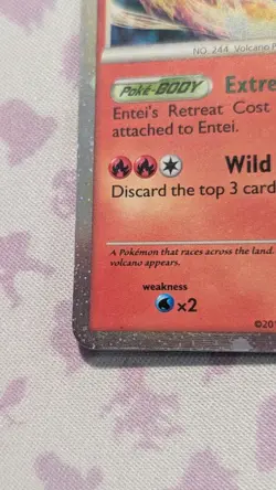 Pokemon Entei SL3 Call of Legends Shiny Holo Rare Basic 2011 English TCG - Image 4