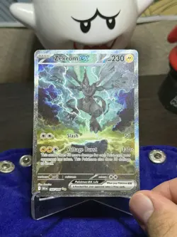 Pokemon TCG Zekrom EX SIR 166/086 Black Bolt English- NM - Image 3