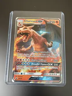 Pokemon TCG Charizard GX Holo Ultra Rare SM195 - Image 1