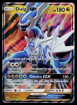 Pokemon Card - Dialga GX Ultra Prism 100/156 Ultra Rare - Image 1