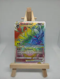 Giratina VStar 201/196 Rainbow Secret Rare Lost Origin Pokemon TCG NM - Image 1