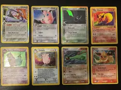 Pokemon DMG Lot Of 8x Vintage Cards Holo/non-Holo Flareon, Deoxys, Dark Slowbro - Image 1