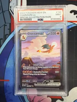 Pokemon 2023 S&V 151 Charizard Ex Special Illustration Rare 199/165 PSA 9 MINT - Image 1