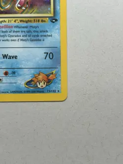 1st Edition Misty's Gyarados 13/132 Holo Rare Gym Challenge Vintage Pokemon LP - Image 5