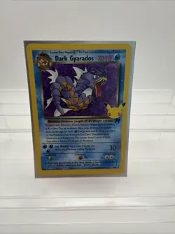 Pokemon Dark Gyarados 25/82 Team Rocket - Non-Holo Rare - Moderately Played WOTC - Image 1
