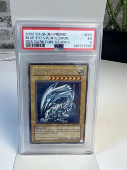 Yu-Gi-Oh! TCG Blue-Eyes White Dragon Yu-Gi-Oh! Dark Duel Stories PSA 5 Dds-001 - Image 1