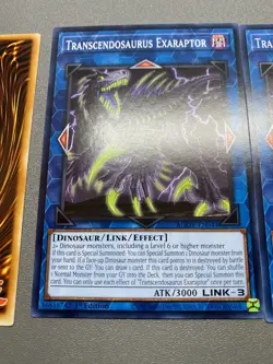 Yu-Gi-Oh! 3X Transcendosaurus Exaraptor Common 1st Edition AGOV-EN044 NM/M - Image 4
