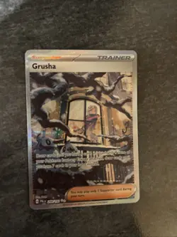 Pokemon TCG Grusha Trainer Paldea Evolved Special Illustration Rare Card 268/193 - Image 1