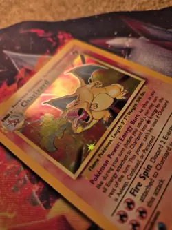 Charizard Holo Rare Pokemon Card, Base Set, 4/102 - Image 3