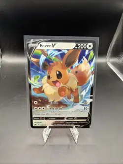 Pokemon TCG Crown Zenith Eevee v Ultra Rare Card 108/159 Mint Condition - Image 1