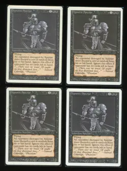 Hypnotic Specter x4 - Revised - 1994 - Magic the Gathering - Image 1