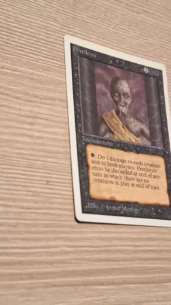 Pestilence Unlimited Common HP MAGIC THE GATHERING 1995 - Image 3