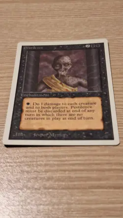 Pestilence Unlimited Common HP MAGIC THE GATHERING 1995 - Image 5