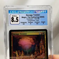 MTG - Guildpact - Savage Twister - Foil - Graded - CGC 8.5 - Image 3