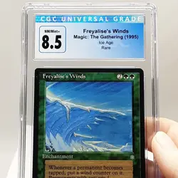 MTG - Ice Age - Freyalise's Winds - Graded - CGC 8.5 - Image 3