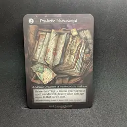 Pnakotic Manuscript - Unique - Beta - NM - Sorcery: Contested Realm - Image 1