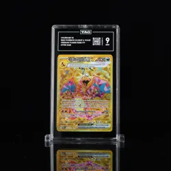 Pokemon TCG Charizard EX Obsidian Flames Holo Hyper Rare Card 228/197 TAG 9 - Image 1