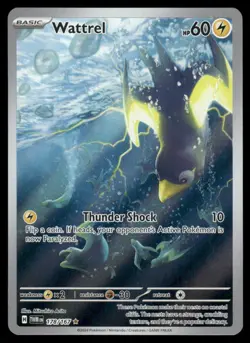 Pokemon Cards Wattrel 178/167 Twilight Masquerade Illustration Rare NM - Image 1