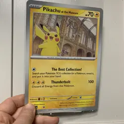 Pikachu At The Museum Pokemon Card (Sealed) Pokemon tcg promo - Image 1