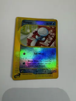 Pokemon TCG Card 2003 Reverse Holo Wooper 66/147 Aquapolis Set - Image 2