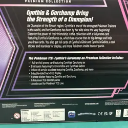 Pokemon TCG Cynthia's Garchomp ex Premium Collection Box Sealed New - Image 5