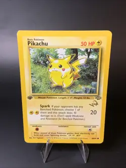 Pikachu Jungle 60/64 1st Edition Gold W Stamp Promo LP Pokemon TCG - Image 1